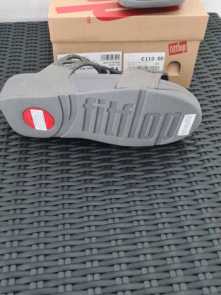 Sandaler str 39 Fitflop - læder