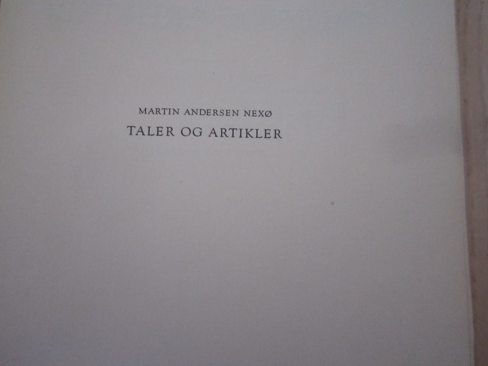 Kultur og Barbari, Martin Andersen