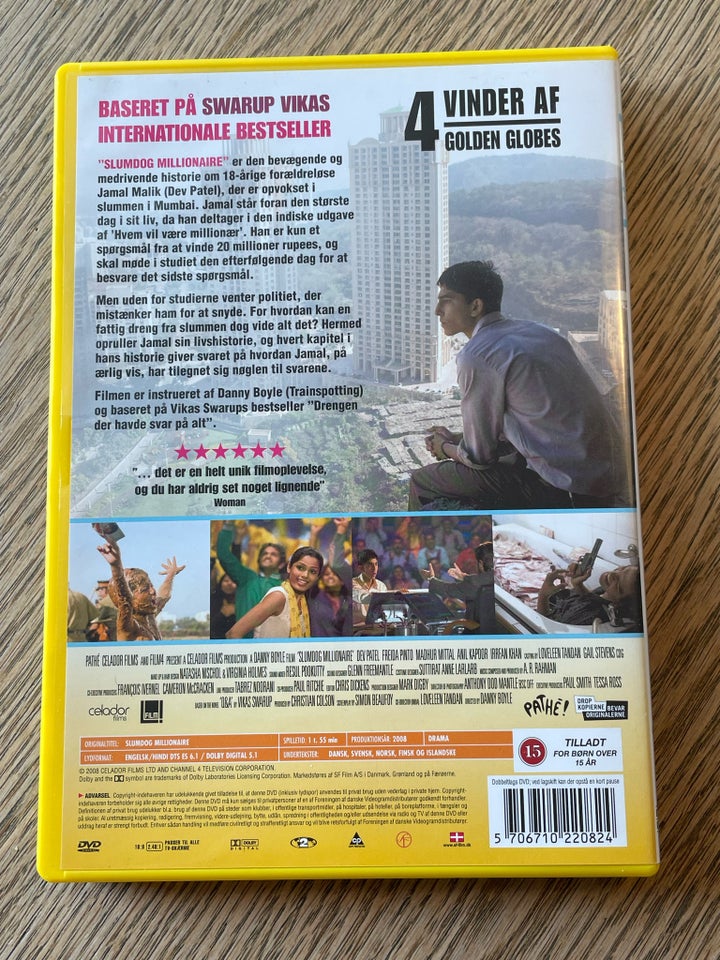 Slumdog Millionaire, DVD, drama