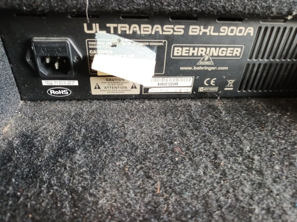 Basanlæg, Behringer Bhl 900 a, 80 W