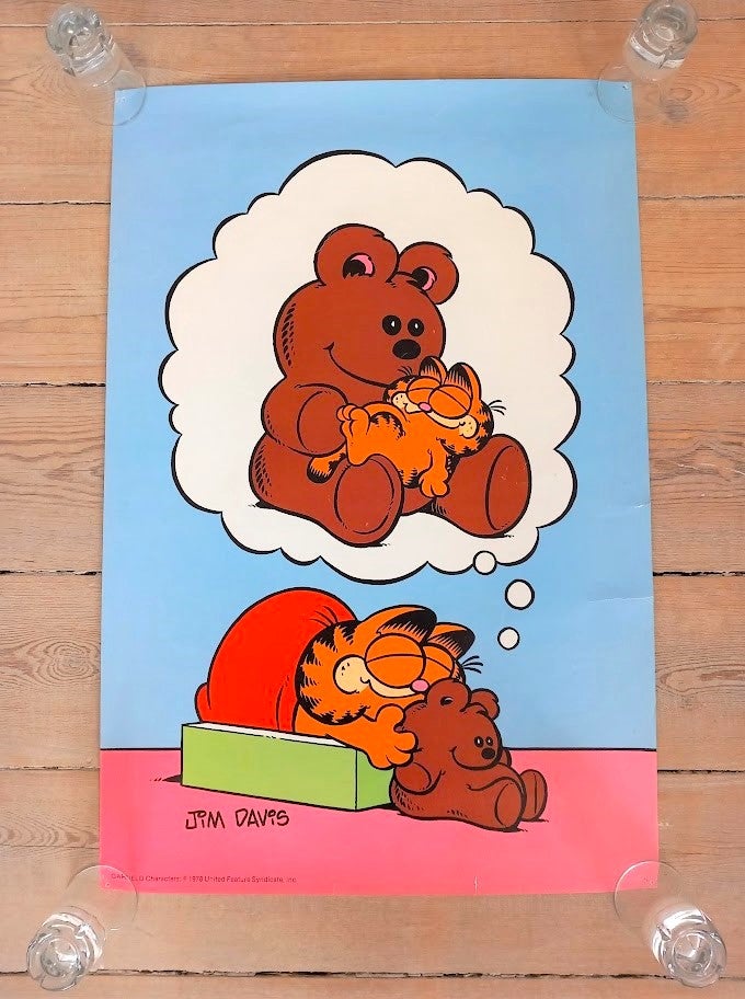 Plakat, Garfield, retro