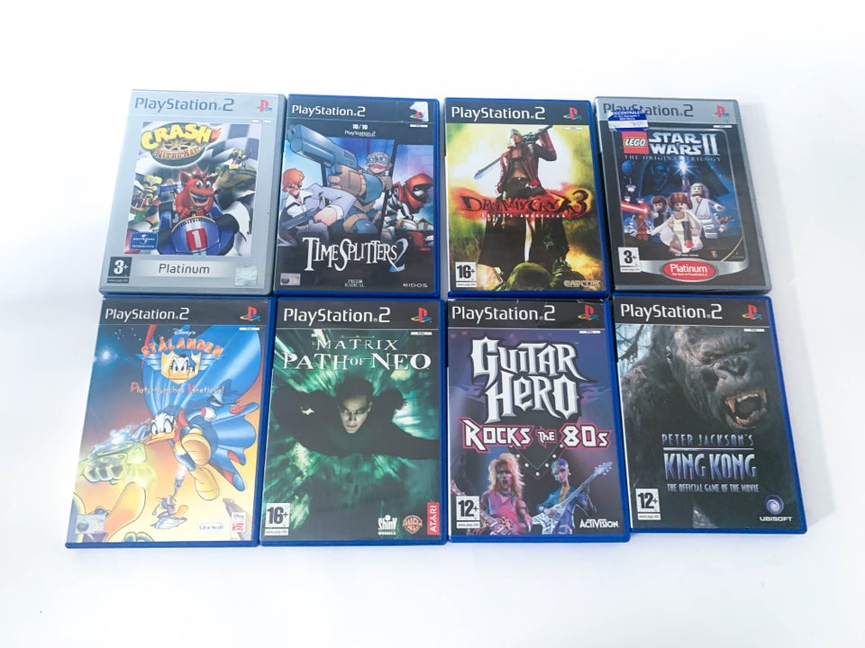 Blandede PS2 spil - se priserne i