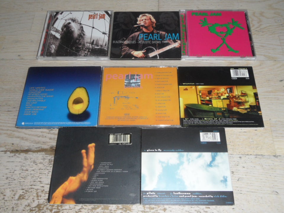 PEARL JAM: 7 CD MED PEARL JAM, rock