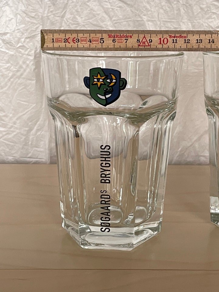 Glas, 2 øl glas, Søgaard Bryghus