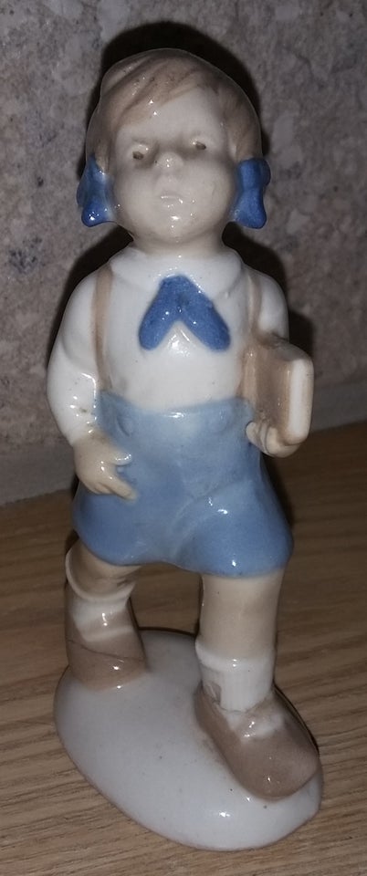 Porcelæn, Figur, lille skolepige