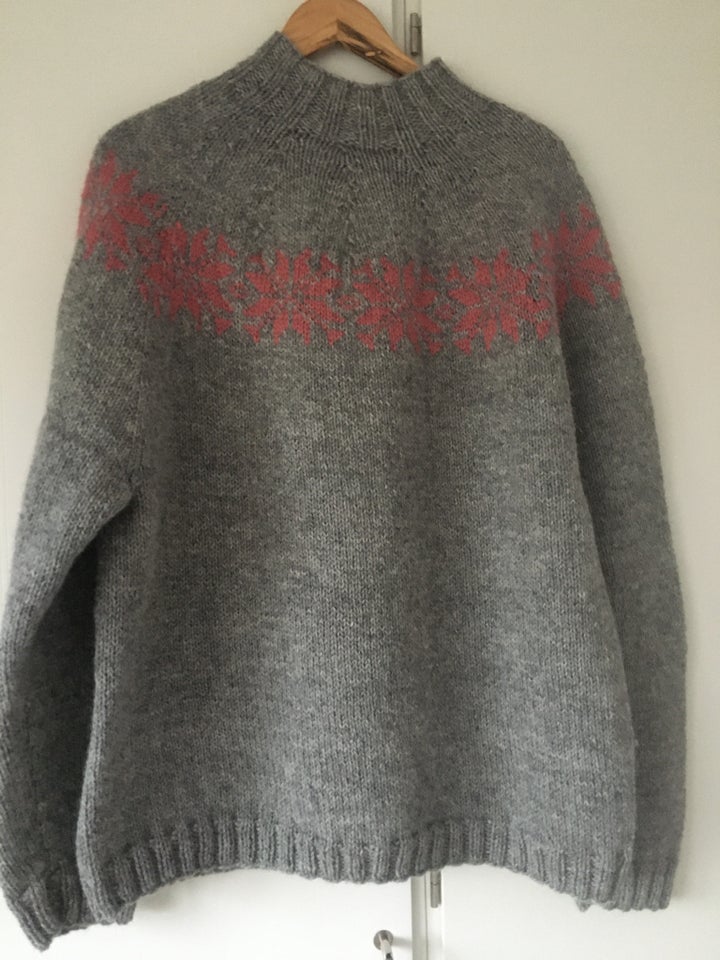 Sweater, Hjemmestrikket, str. L