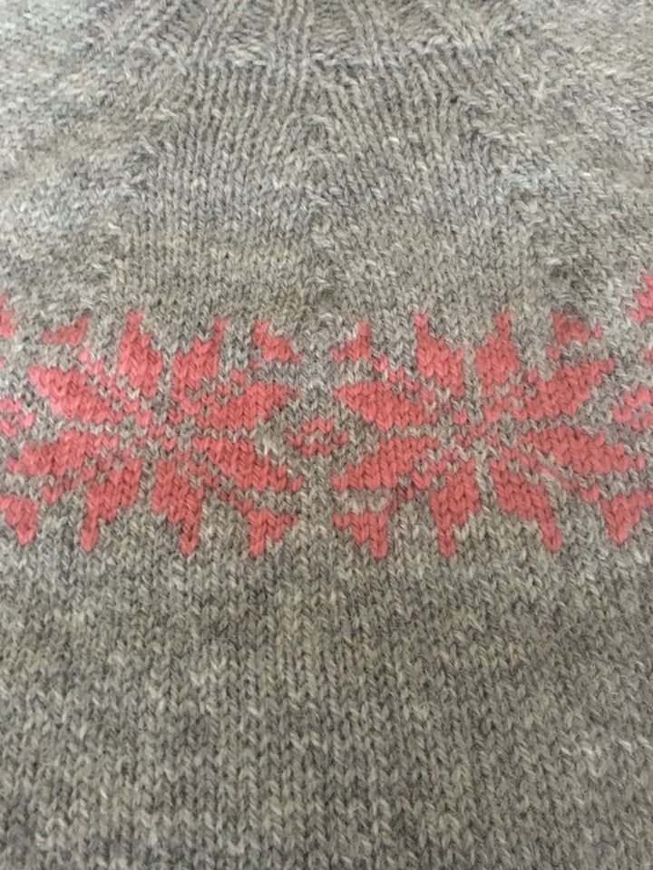 Sweater, Hjemmestrikket, str. L