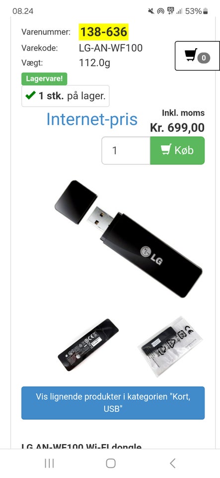 Dongle, Lg, Perfekt