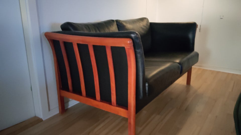 Sofa, læder, 2 pers.