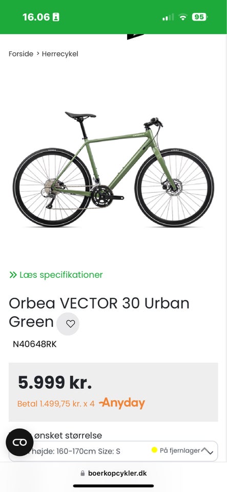 Citybike: 6-7 klasse - Ober...