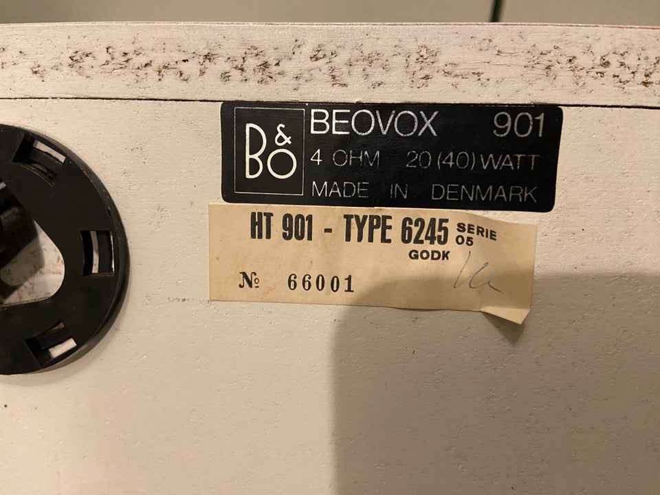 Højttaler, Bang  Olufsen, BEOVOX