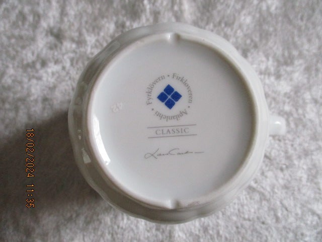 Porcelæn, Julekrus, Firkløveren