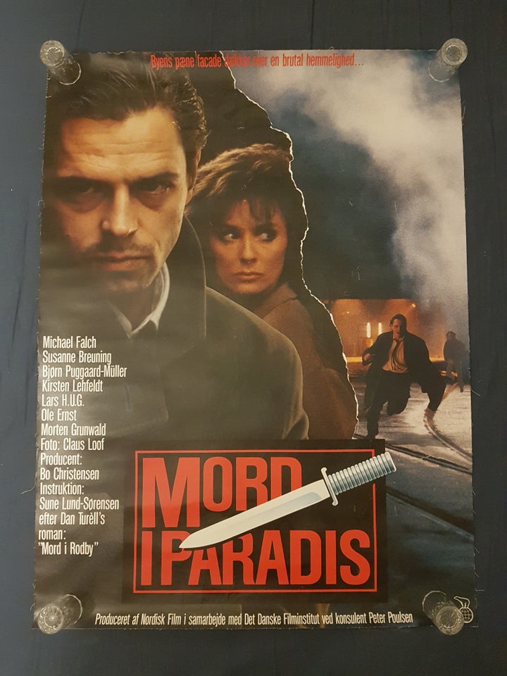 Filmplakat, motiv: Mord i Paradis,