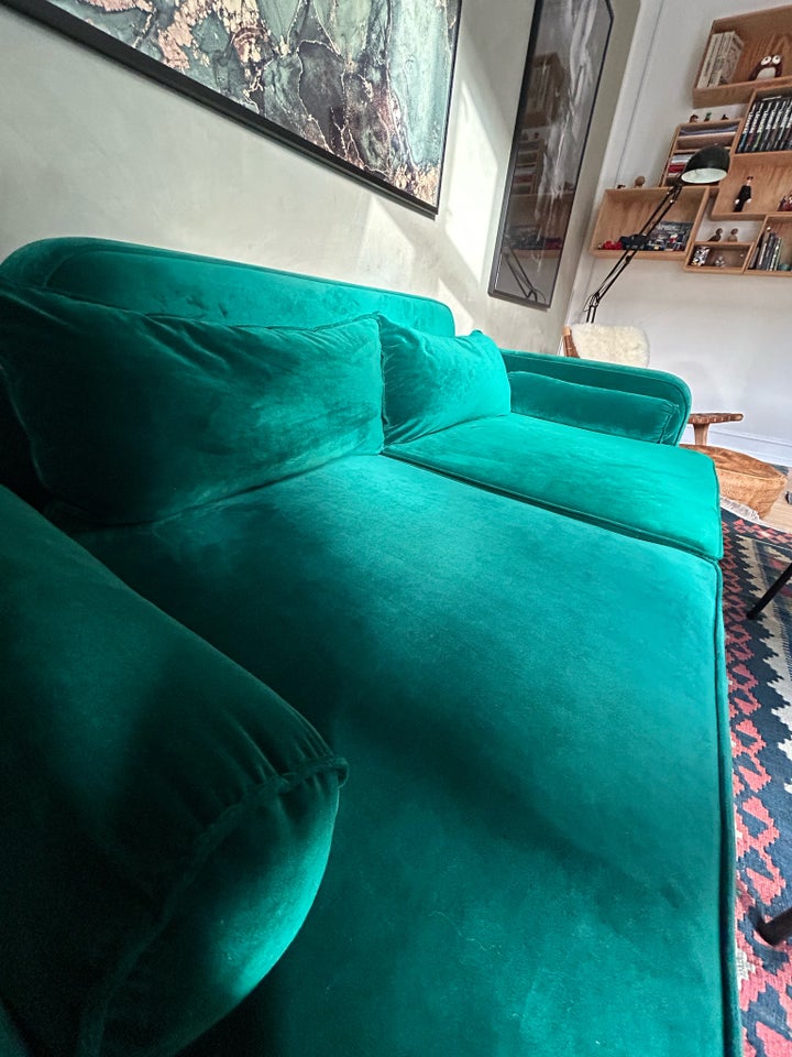 Sofa, velour, anden størrelse