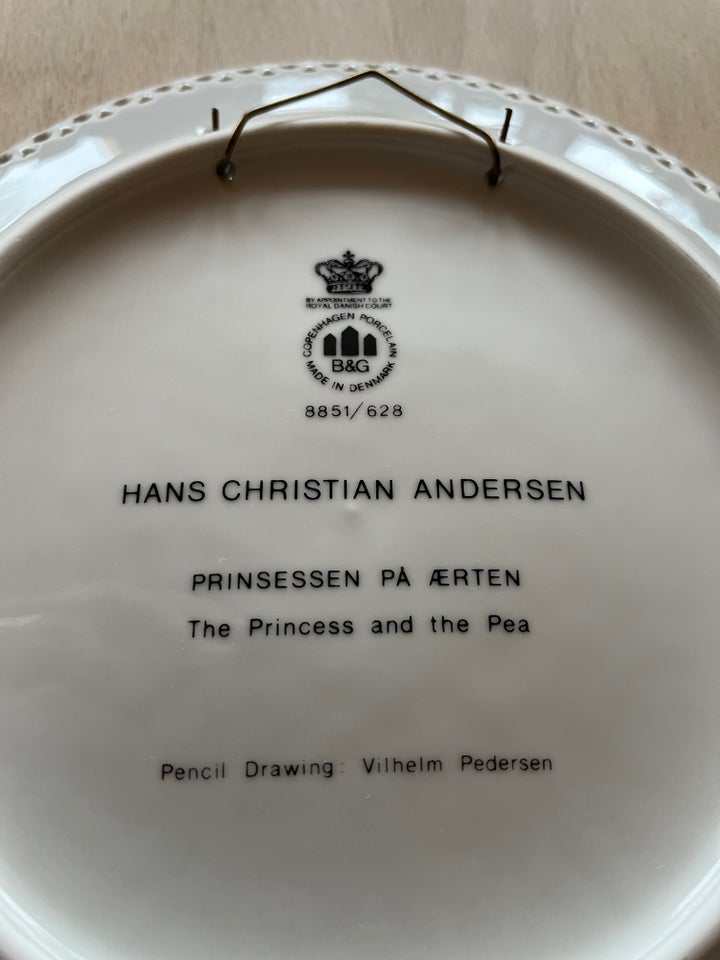 Platte med H C Andersens "
