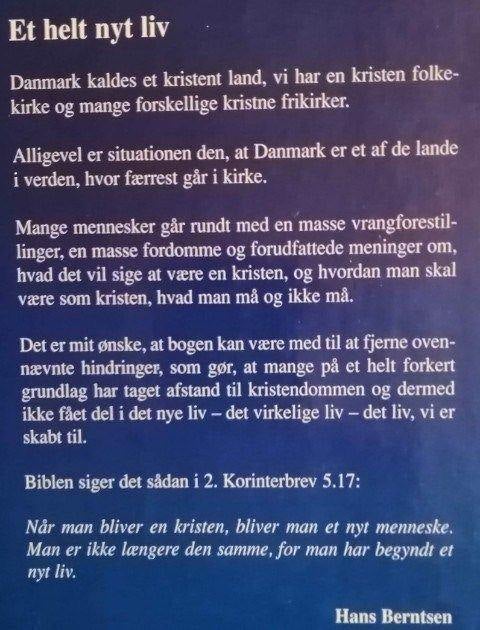 -et helt nyt liv, Hans Berntsen