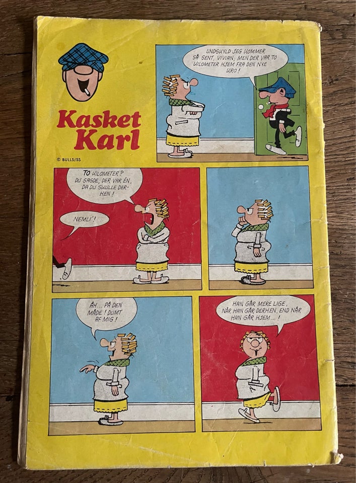 Kasket Karl 1970 nr. 2, Tegneserie