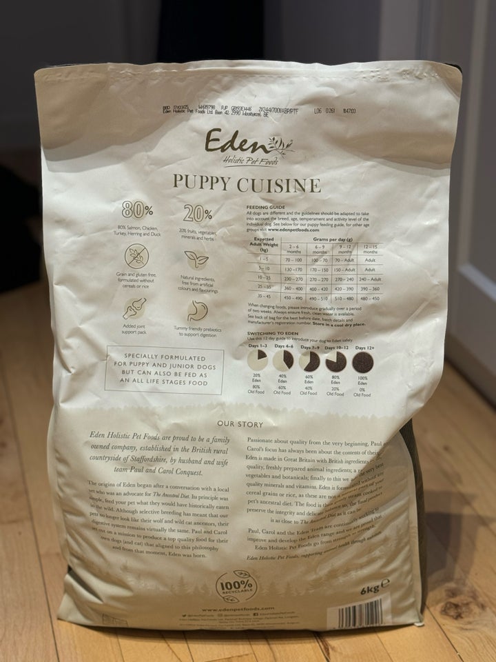 Hundefoder, EDEN PUPPY CUISINE