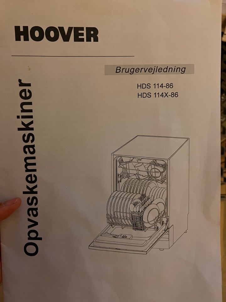 Hoover HDS 114 fritstående