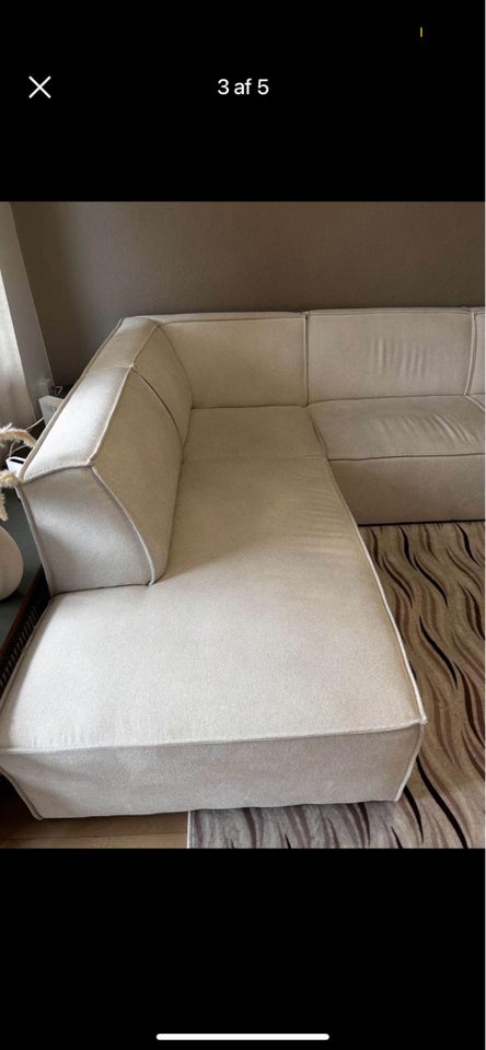 U-sofa polyester 6 pers