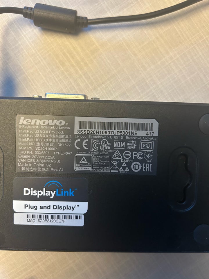 USB, Lenovo usb3 pro docking