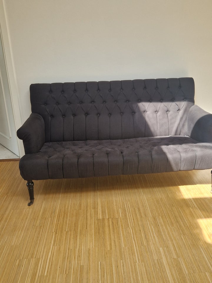 Sofa, hør, 3 pers.