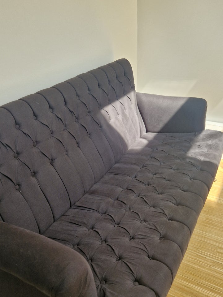 Sofa, hør, 3 pers.