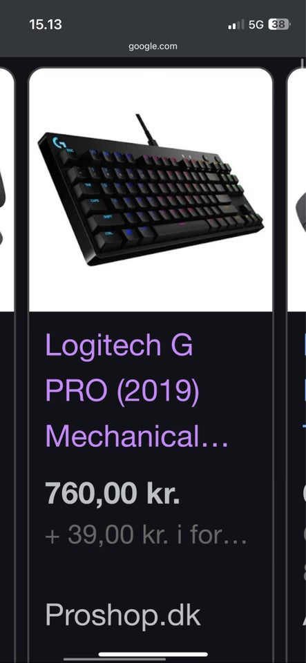 Tastatur Logitech G Pro Logitech