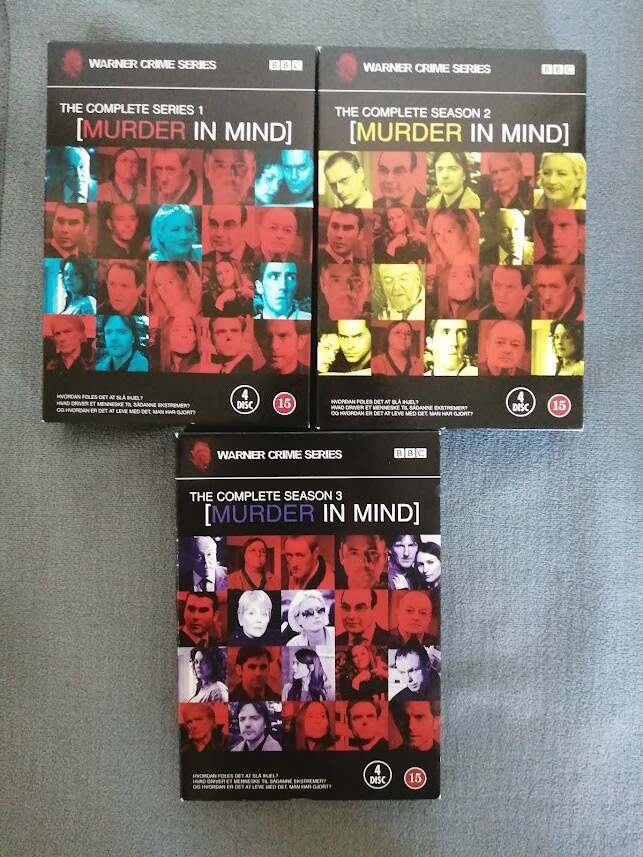 Murder in mind 1,2,3, DVD,