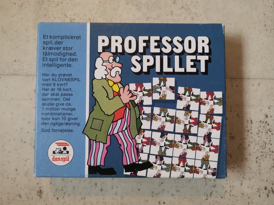 Professor Spillet Brætspil,