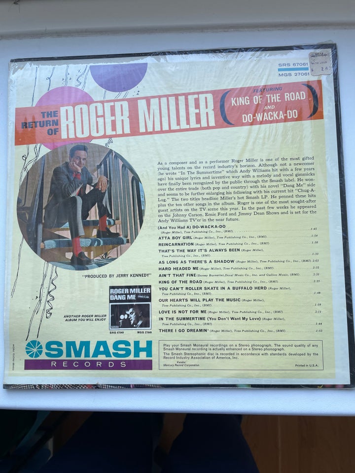 LP, Roger Miller ( 1.. Press ), The