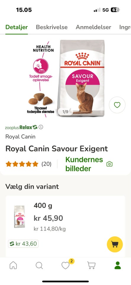 Kattefoder, Royal canin