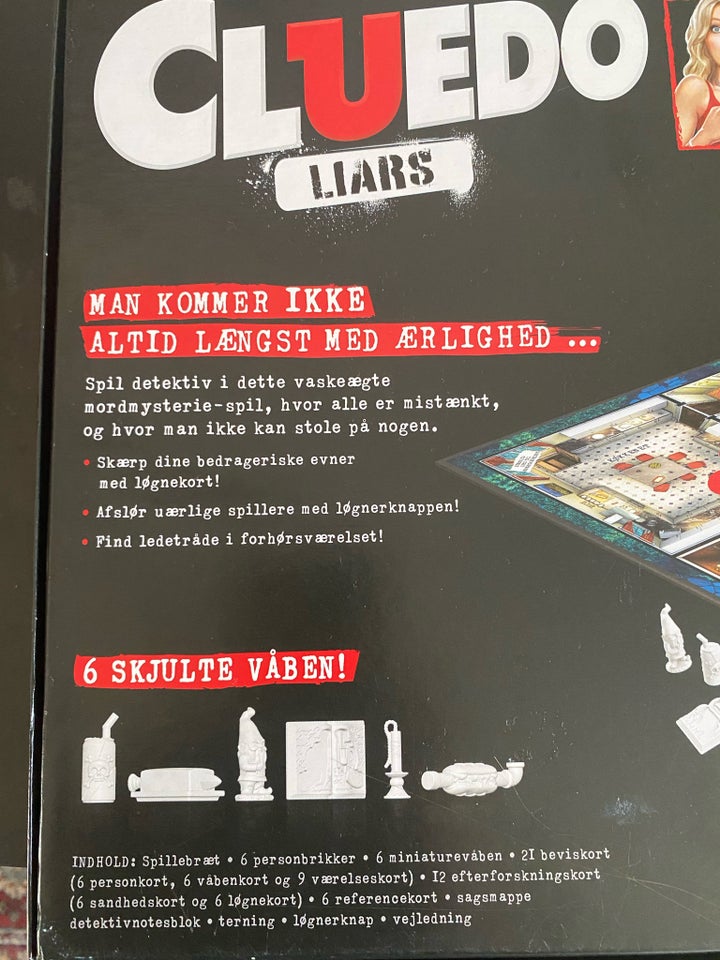 Cluedo Lises, brætspil