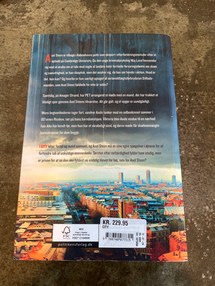 City , Jesper Stein, genre: krimi og