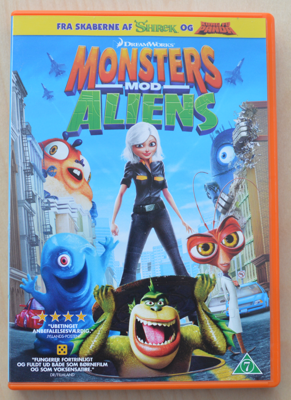 Monsters mod Aliens, DVD,