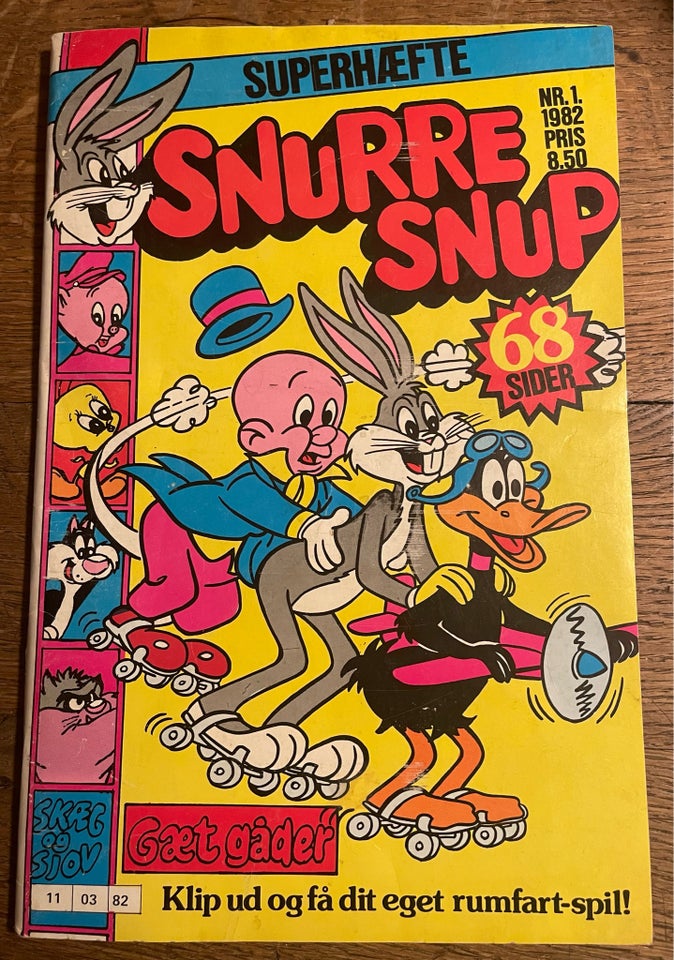 Snurre Snup Superhæfte 1982 nr. 1,