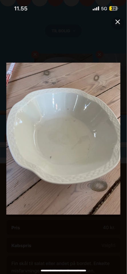 Porcelæn, Skål, Bing og Grøndahl