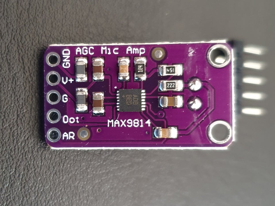 Andet MAX9814 mikrofon board