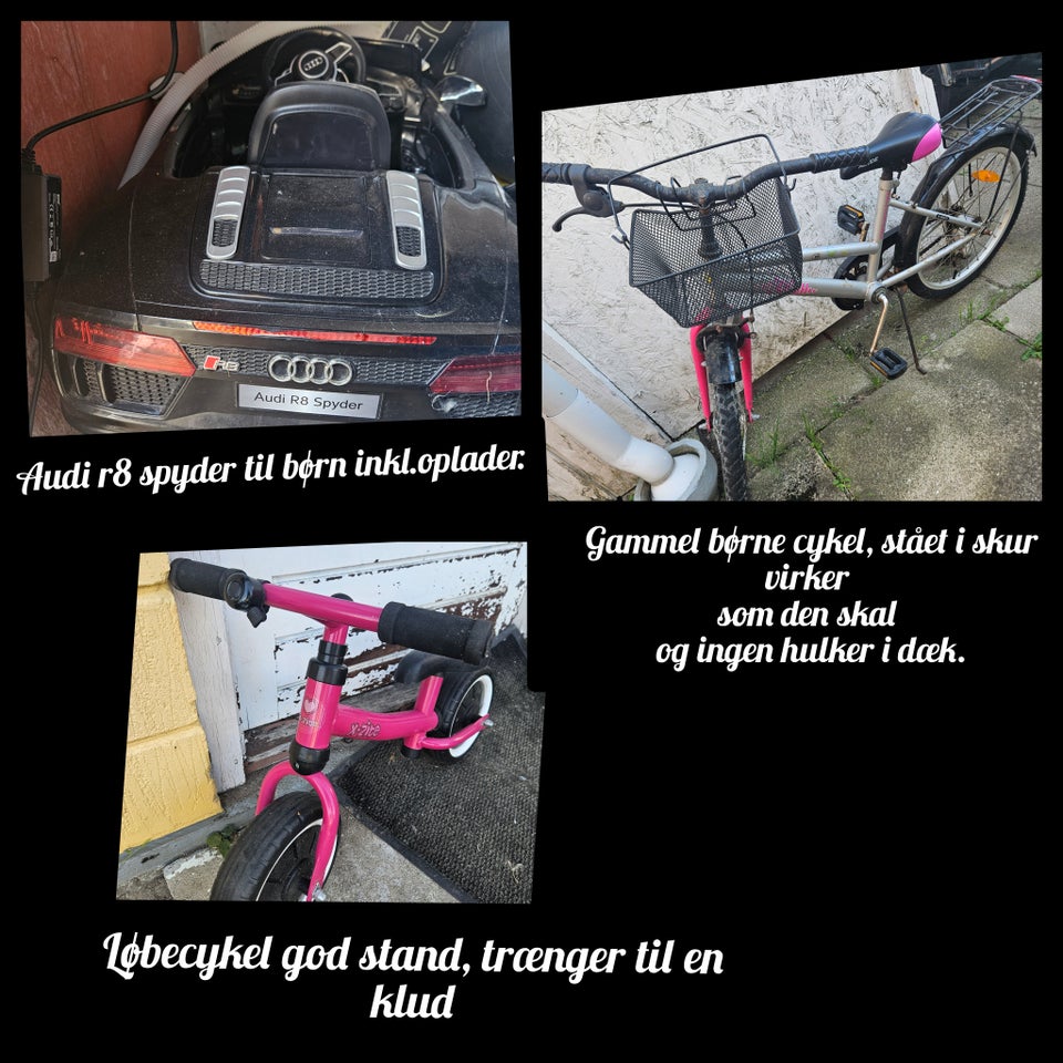 Blandet legetøj Alt fra cykel