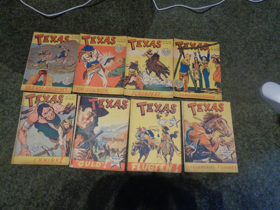 Stor samling Texas fra 1954- 1956,