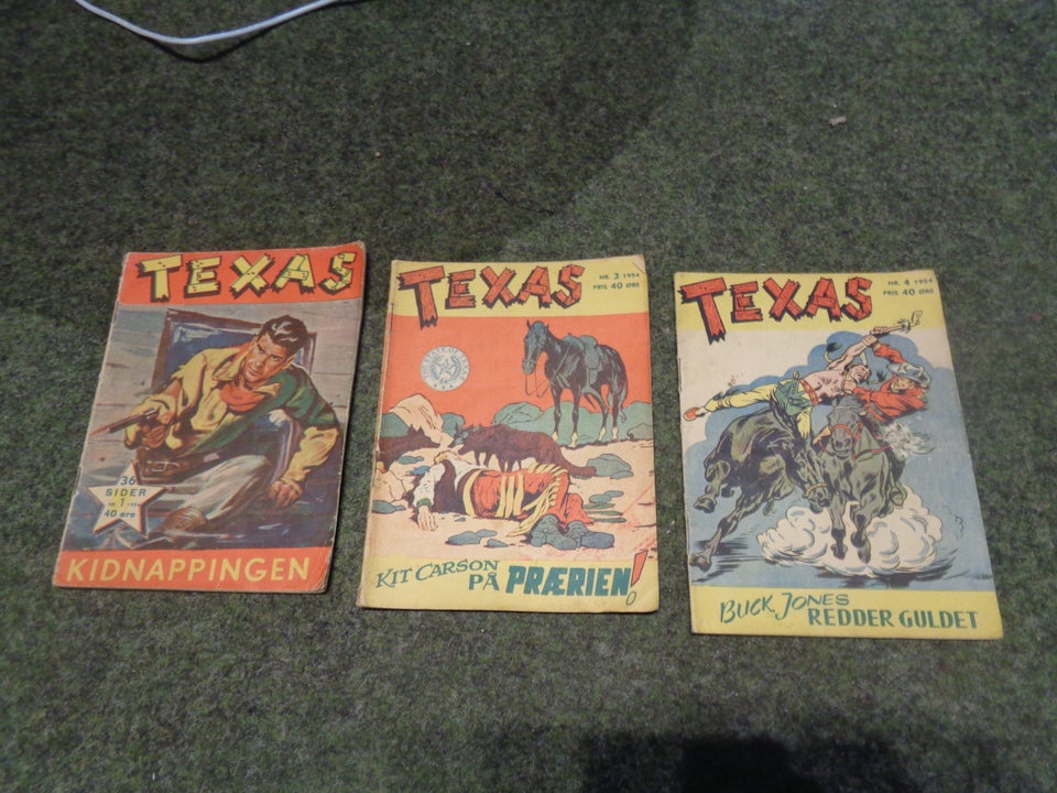 Stor samling Texas fra 1954- 1956,