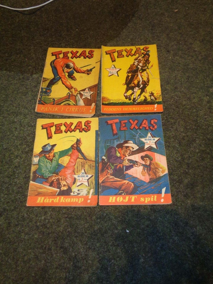 Stor samling Texas fra 1954- 1956,