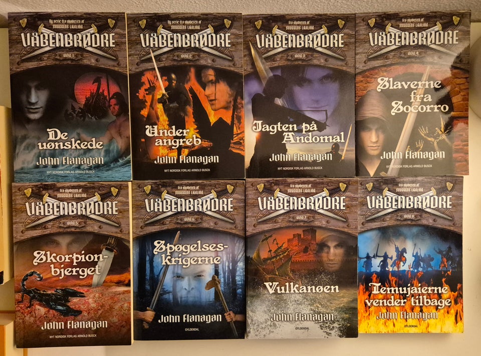 Våbenbrødre 1-8, John Flanagan,