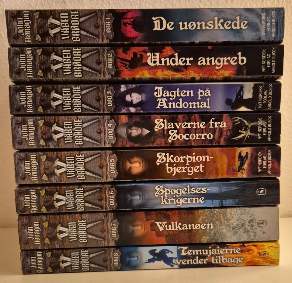 Våbenbrødre 1-8, John Flanagan,