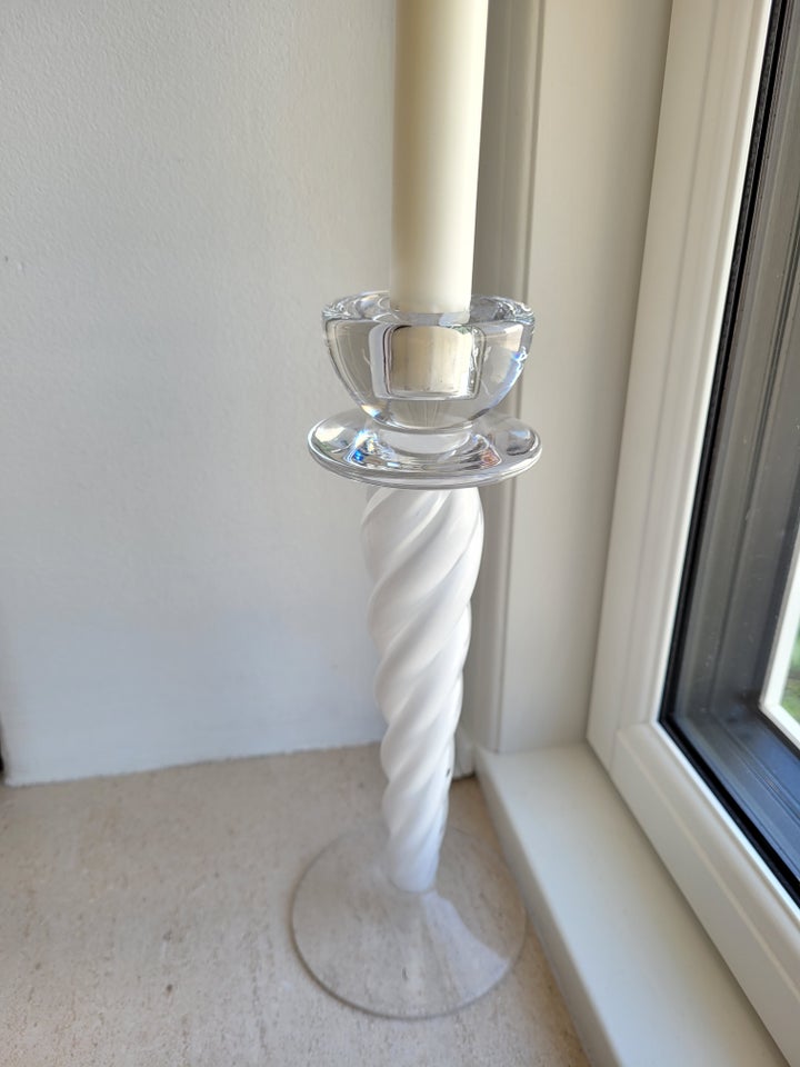 Glas Lysestage Skulptur KOSTA