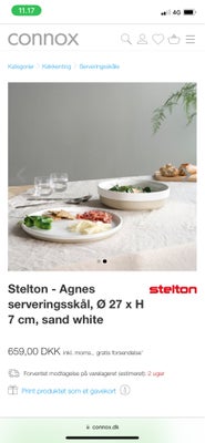 Porcelæn Skål Stelton