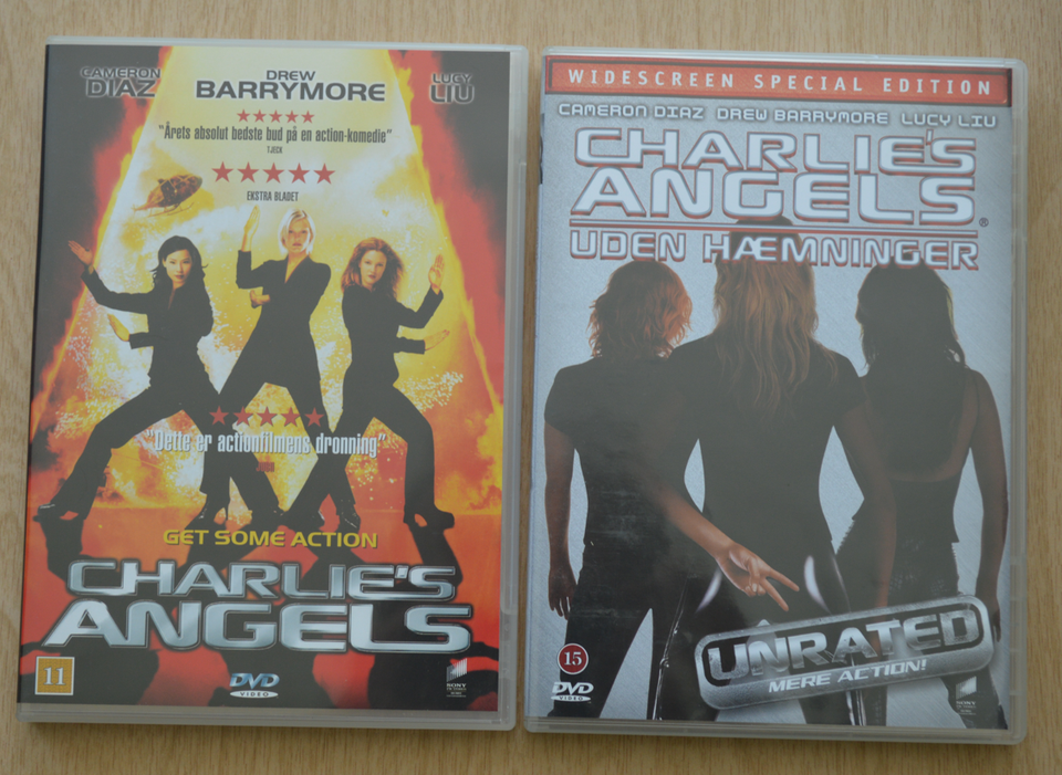 Charlies Angels 1  2, DVD, action