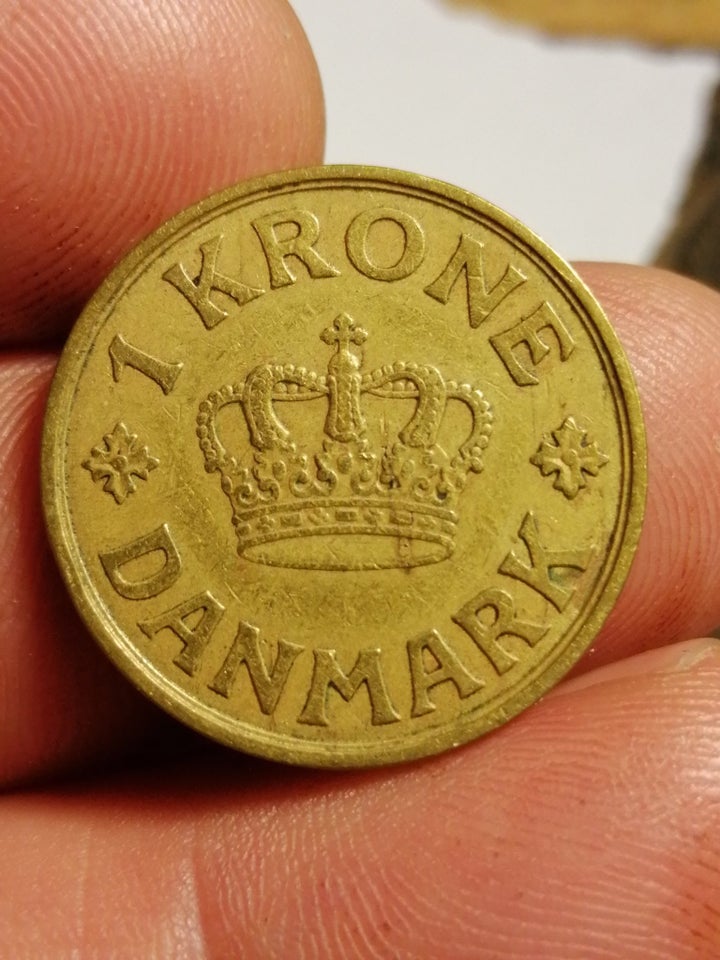 Danmark, mønter, 1 krone