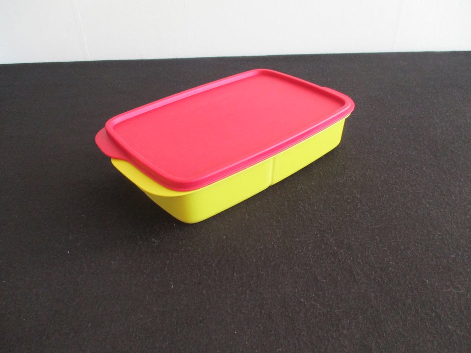 Plastik Stor Snackboks m/ faste