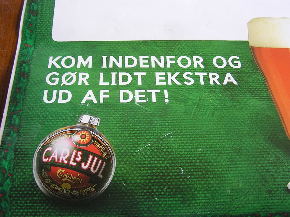 Papir plakat Carlsberg motiv: